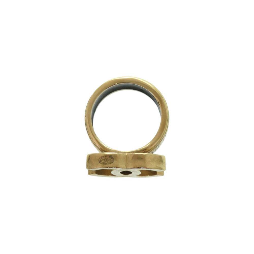 CHANEL Authentic Black Logo Ring - Picture 4 of 7